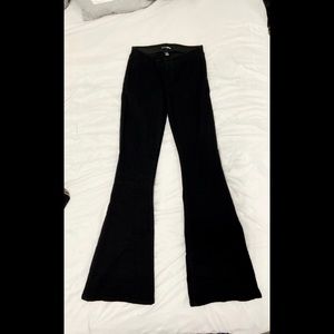 Pull On Flare Jeans - Black